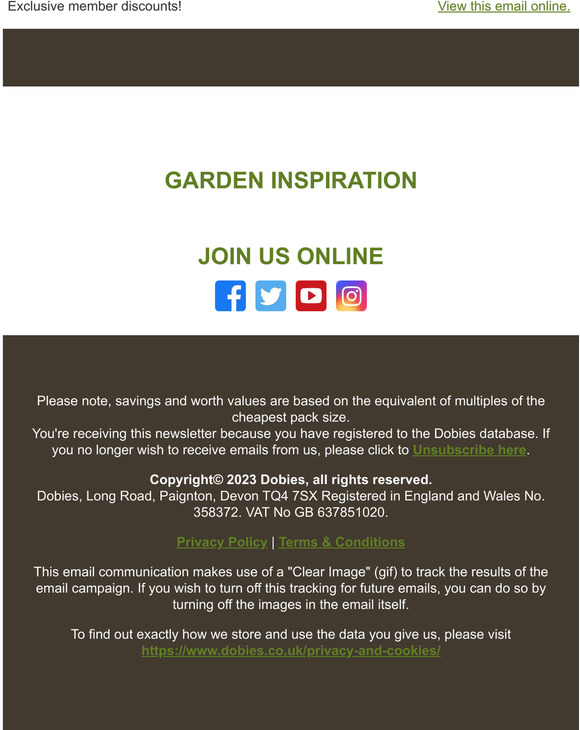 10% OFF EVERY order & £20 worth of vouchers – JUST £10!