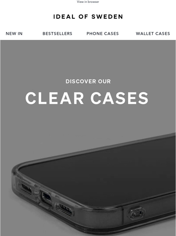 Clear Case - ontdek ons NIEUWE ontwerp!