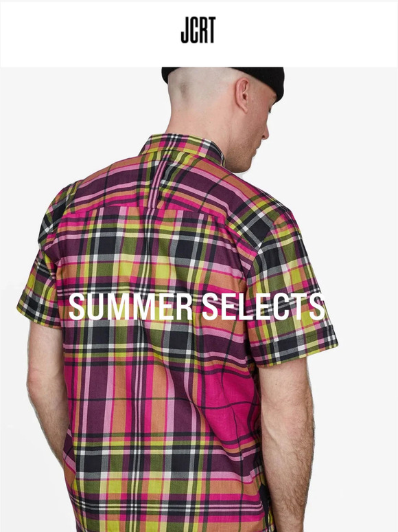 JCRT The Ragged Kingdom Love Infinite Plaid Short Sleeve Shirt | M