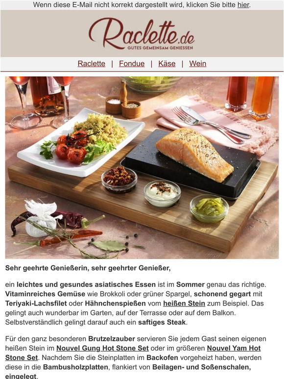 Heiße Steine - kalte Weine