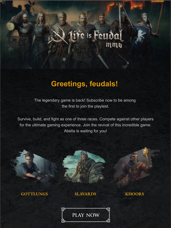 ⚔ Life is Feudal: MMO is back