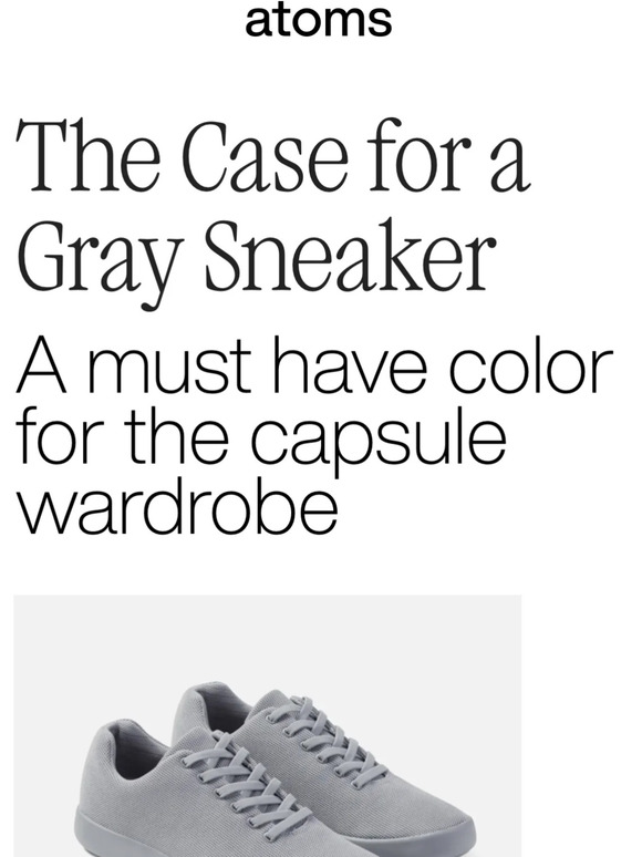The Case for Gray Sneakers