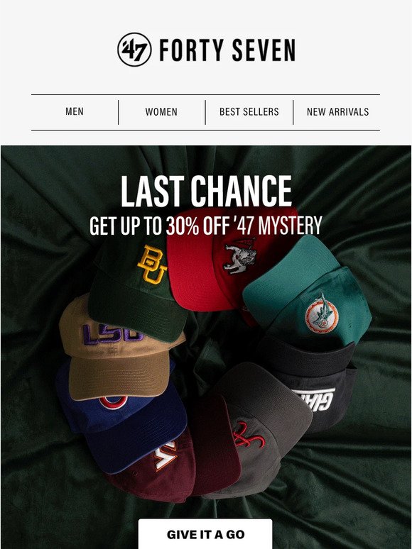 Last Chance for 30% Off on ’47 Mystery