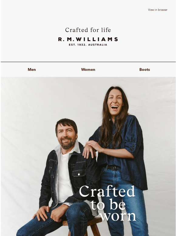 New Australian made denim