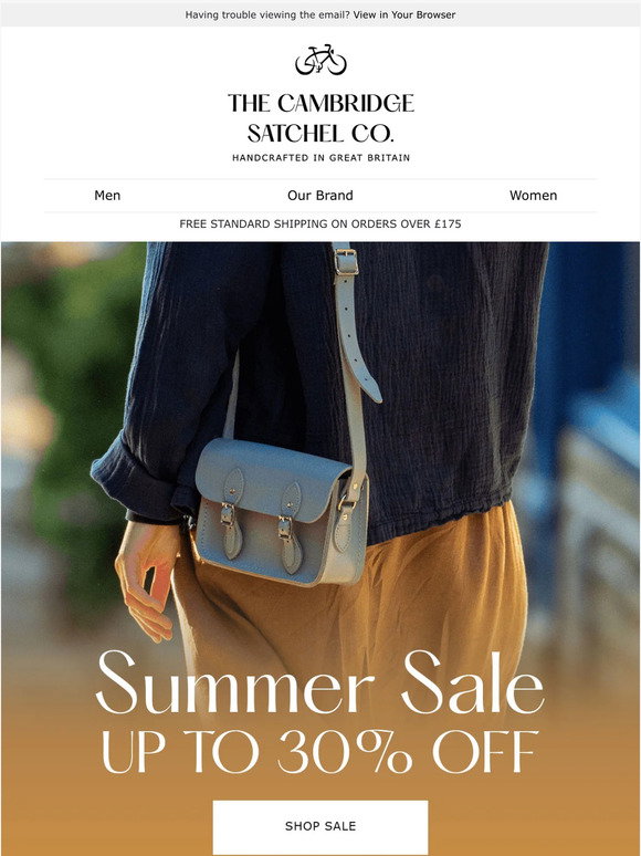 Cambridge Satchel - up to 30% off selected bags