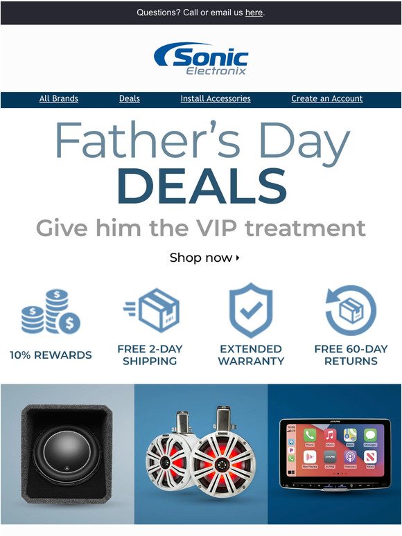 Up to 40% off! Celebrate Father's Day with Unbeatable Deals and Perks.