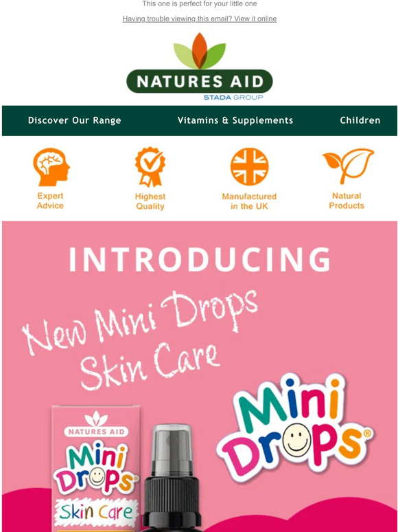 Check out what’s new from Natures Aid