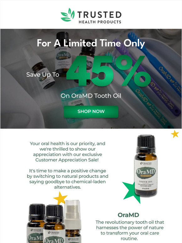 😃 OraMD Tooth Oil Up To 45% OFF