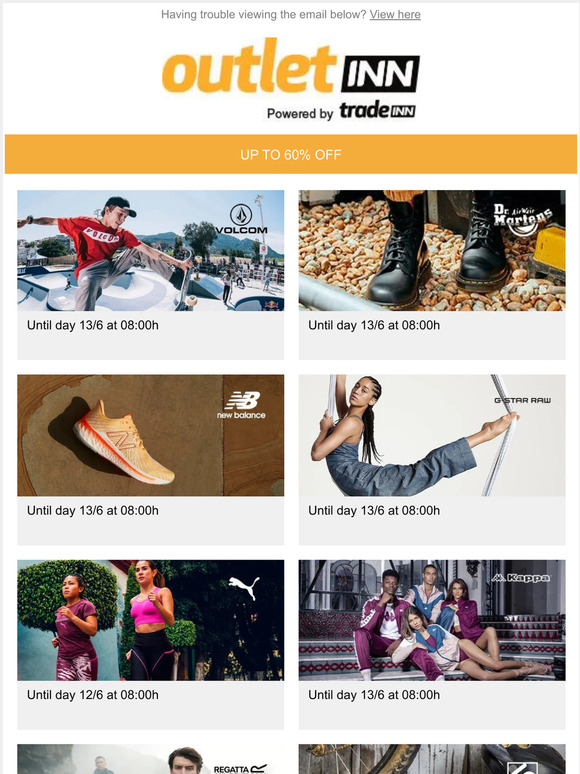 G-STAR, NEW BALANCE, DR MARTENS, VOLCOM