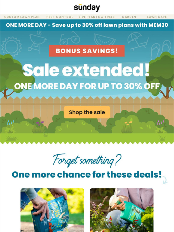 🌟 Extended! Get up to 30% off for one more day.