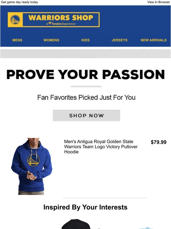Thanks For Visiting The Official Warriors Shop