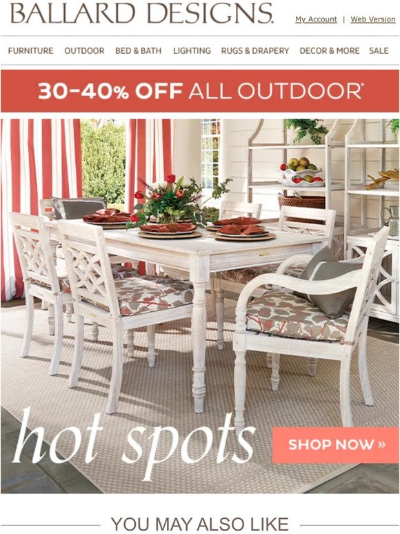Hot deals 🔥 30-40% off all outdoor