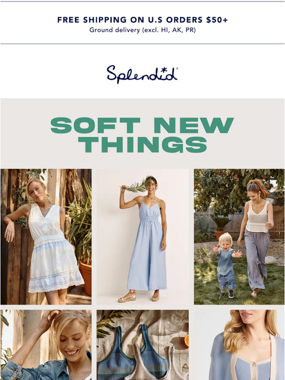 Splendid Email Newsletters Shop Sales, Discounts, and Coupon Codes