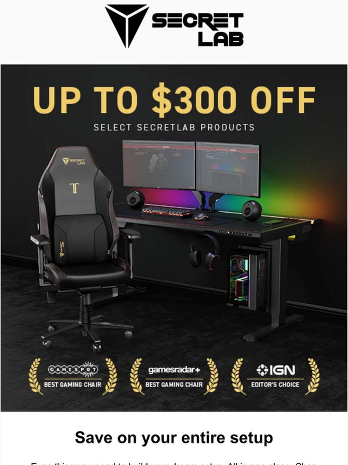Save up to $100 Off Secretlab Titan Evo Gaming Chairs on  - IGN
