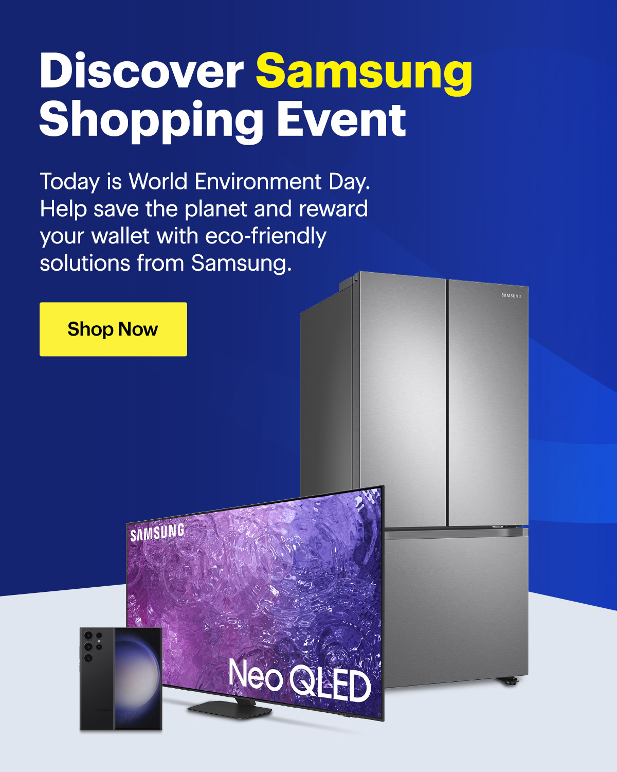Best Buy Save big with Samsung on World Environment Day Milled