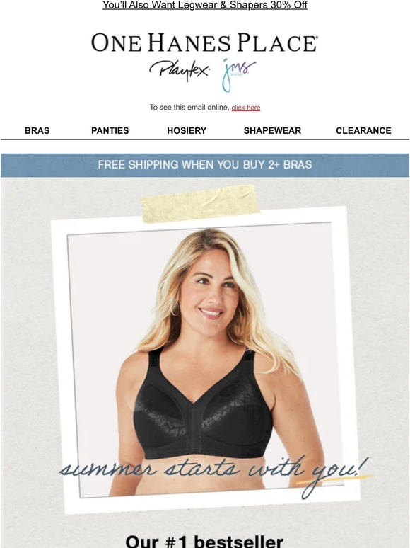 🏖️ Welcome Summer in our #1 Playtex Bra $17.99
