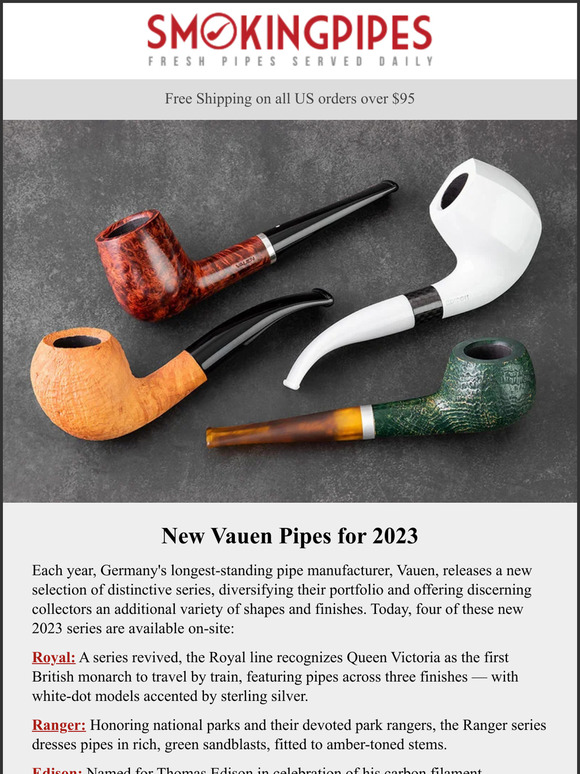 Vauen Pipes New Series for 2023 Milled