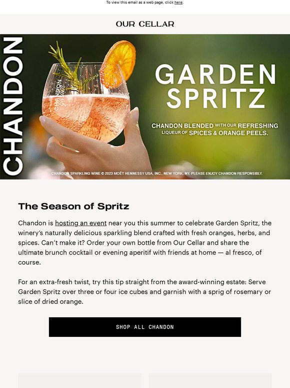 Chandon Debuts Garden Spritz Ready-to-Drink Cocktails for Summer