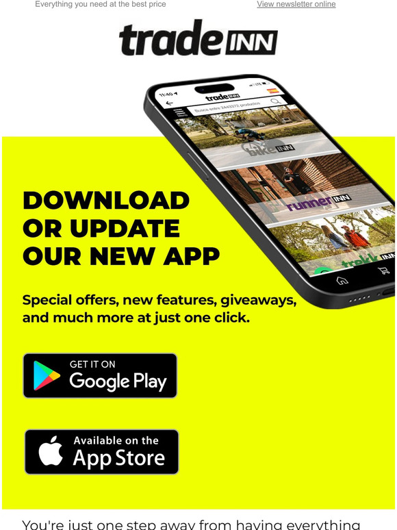 📲 Only with the new APP, exclusive offers and features