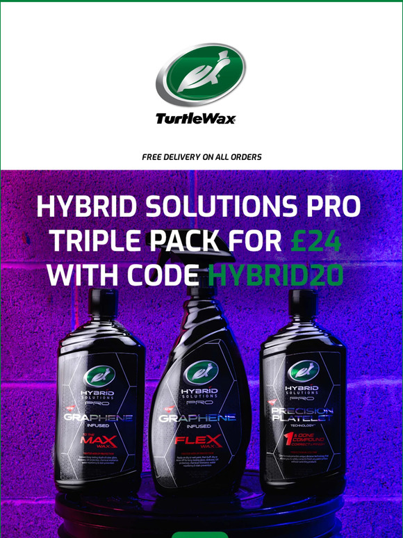 Turtle Wax Hybrid Solutions Pro Graphene Infused To The Max Car