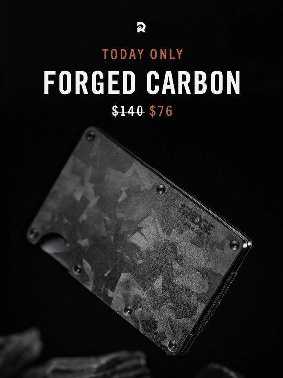 24HRS ONLY: Forged Carbon only $76