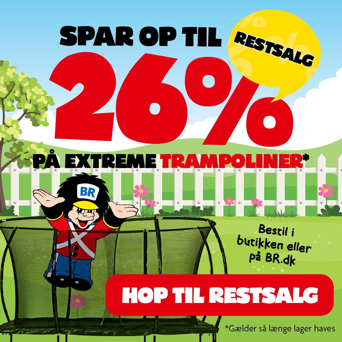 Restsalg Extreme trampoliner