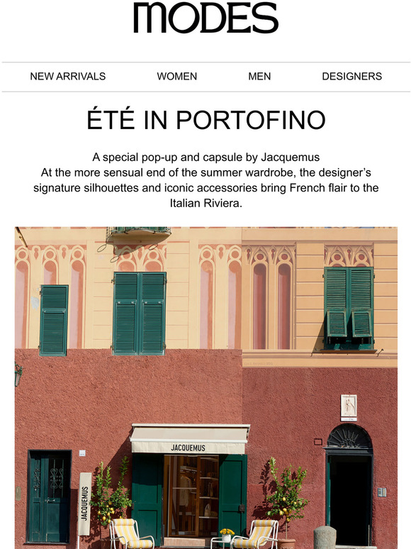 A summer in Portofino with Jacquemus