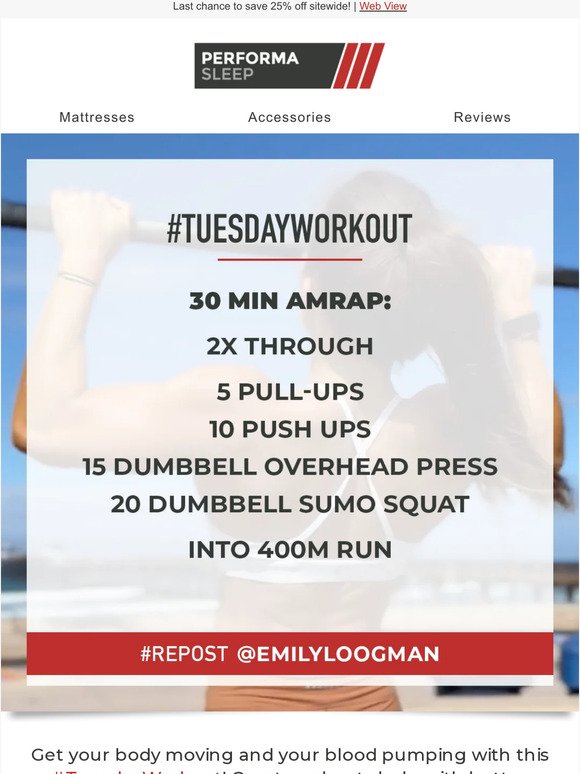 Pump It Up With This #TuesdayWorkout ☀️
