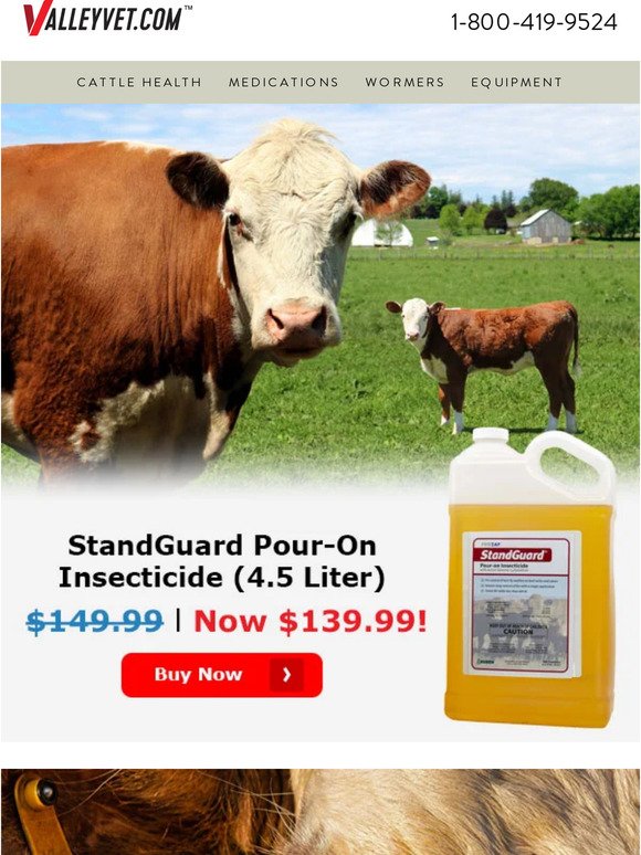 Save $10: Standguard Pour-On Insecticide