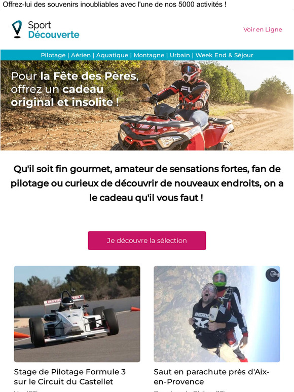 Êtes-vous prêt pour la fête des pères ?