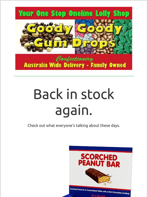 Don't miss out - Back in stock again.