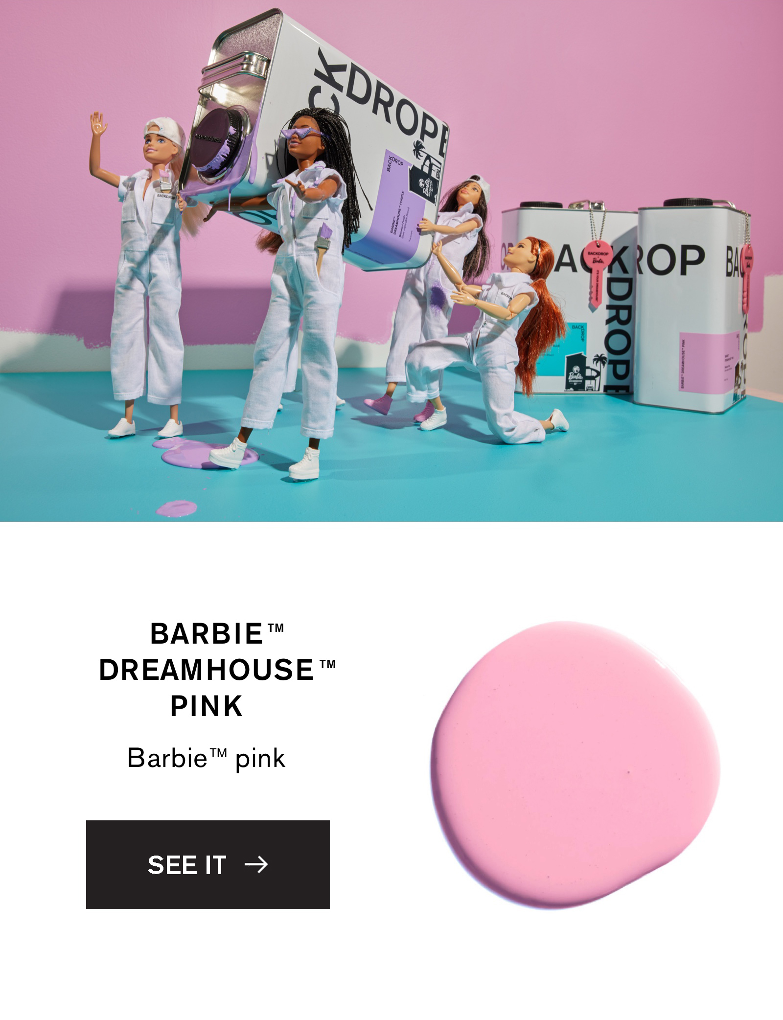 Backdrop BARBIE PINK PAINT Milled NLQk7aHvZ8P2