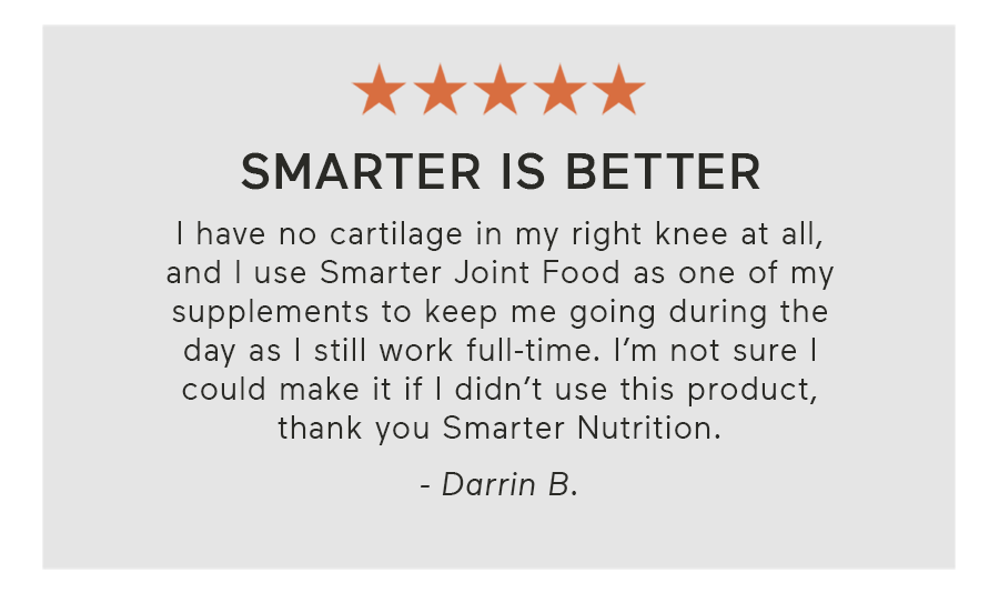 SmarterNutrition: Give Your Joints The Support They Need | Milled