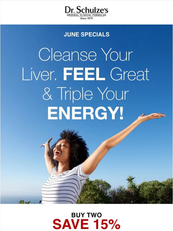NEW June Specials to FEEL Great & Triple Your ENERGY