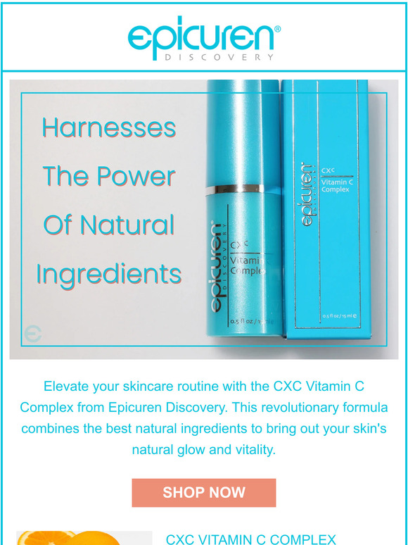 Epicuren Discovery Discover The Power Of CXC Vitamin C Complex For