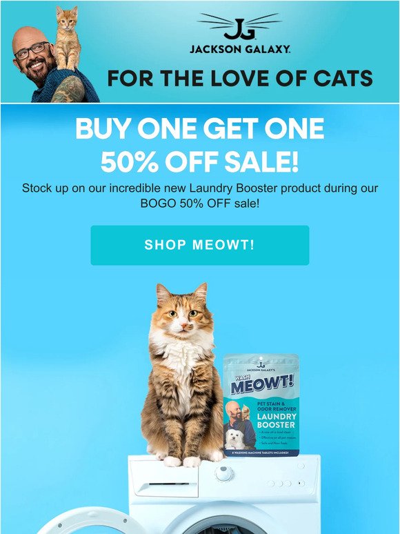 BOGO SALE on MEOWT! Laundry Booster 🧺😻