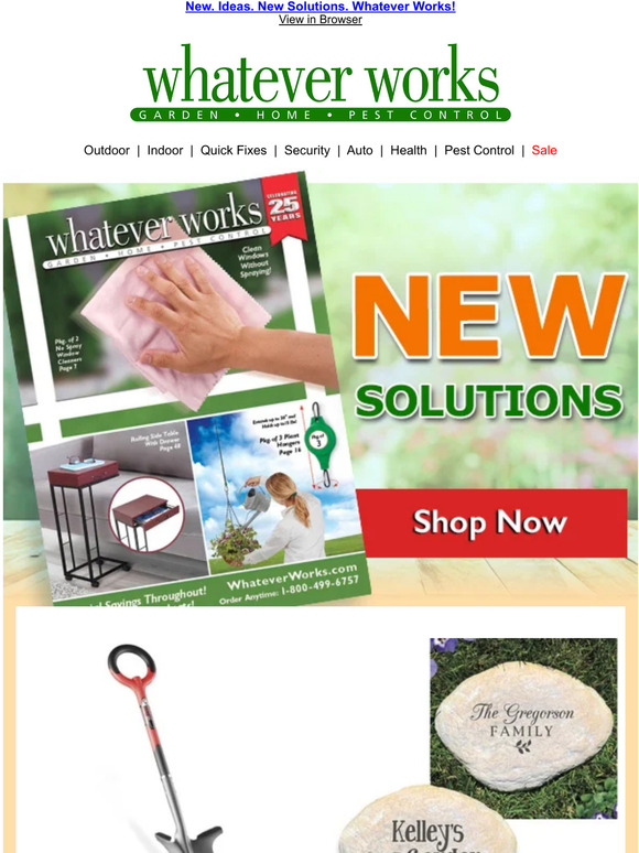 Whatever Works New Catalog Day The Latest Innovations Straight to