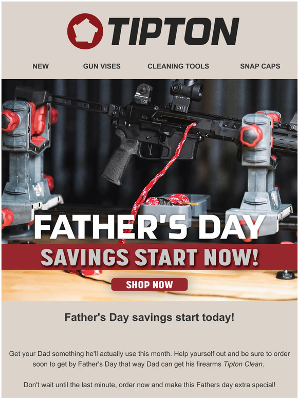 Father's Day Savings Start Now!
