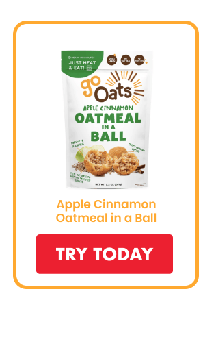 Apple Cinnamon Oatmeal in a Ball