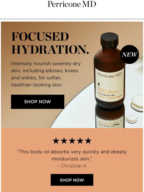 Try our new body oil and receive free skincare for a full nourishing regimen.