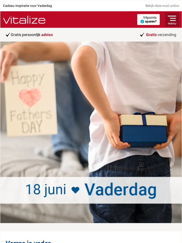 Vaderdag: waar ga je hem mee verrassen? ❤️
