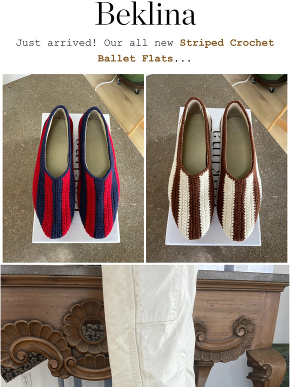 Beklina Crochet Ballet Flat New Arrivals