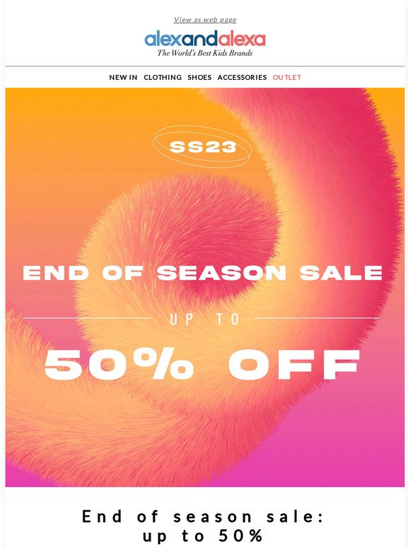 The biggest SALE of the season starts NOW 💥