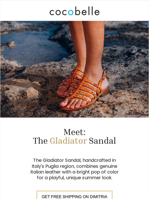 Meet: The Gladiator Sandal 👡
