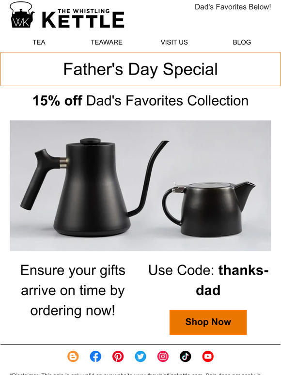 Say Thanks Dad With 15% Off His Favorites!👔🎁