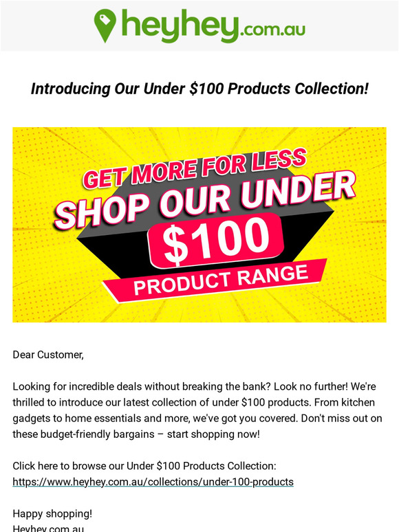Get More For Less Under $100 + Freebie
