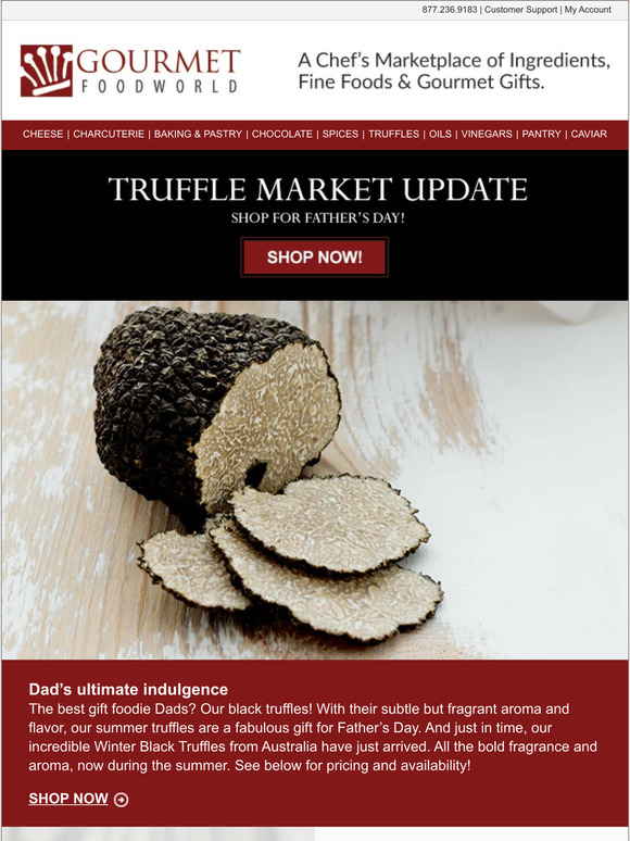 Fresh Truffles for Dad!