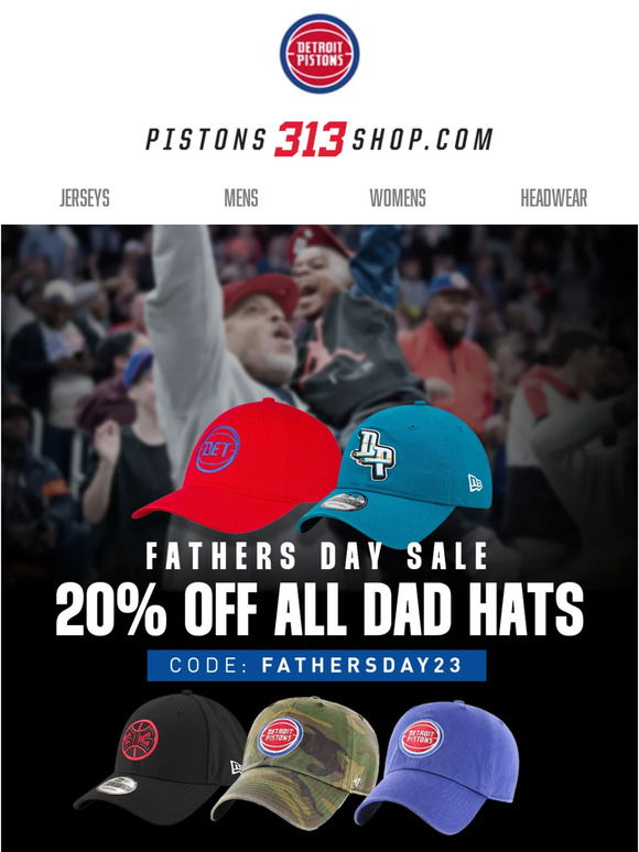 Hat  Pistons 313 Shop
