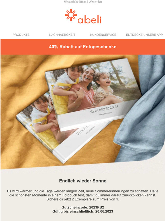 Fotobücher: 2 zum Preis von 1 📕☀️