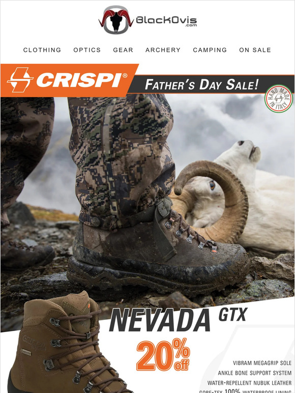 Father's Day Specials on CRISPI Footwear!